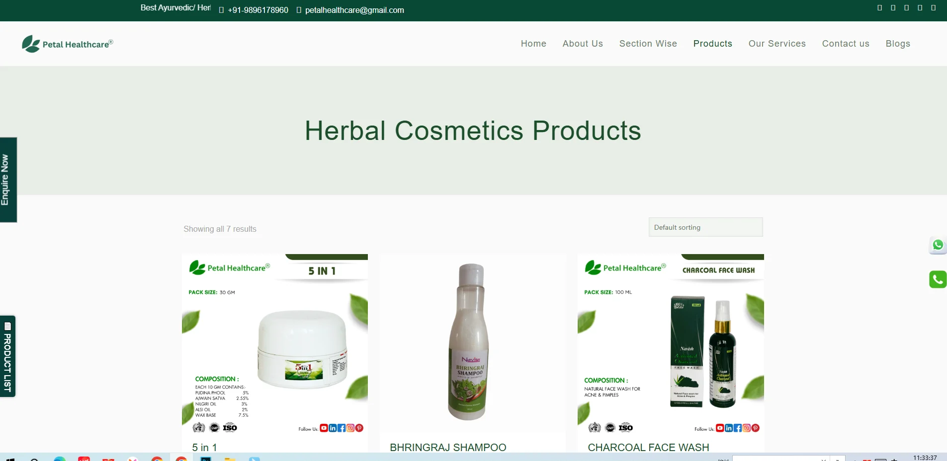 Top 10 Herbal Cosmetic Manufacturers in India